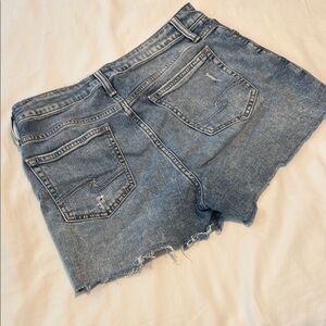 Silver Jeans Blue Distressed Jean Shorts